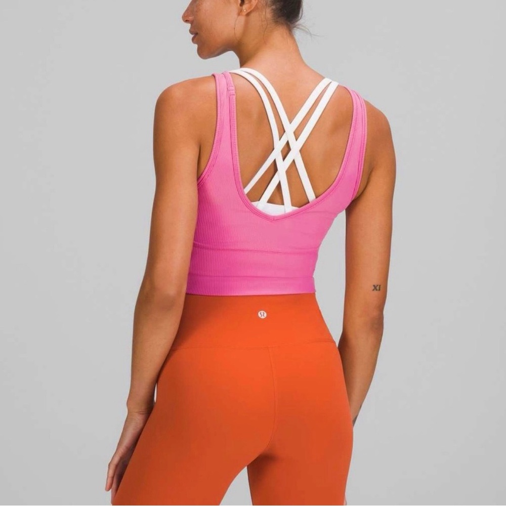 Sonic Pink Pivot Tank Lululemon